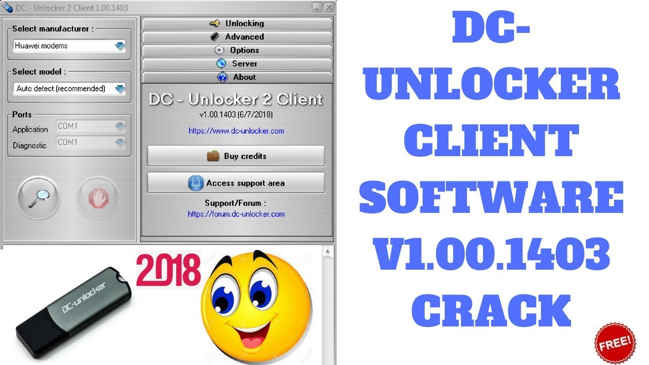 Dc unlocker 2 client username and password with credits