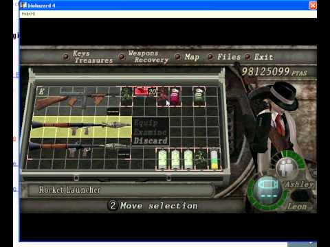 resident evil 4 ps2 cheats codes converted for pcsx2